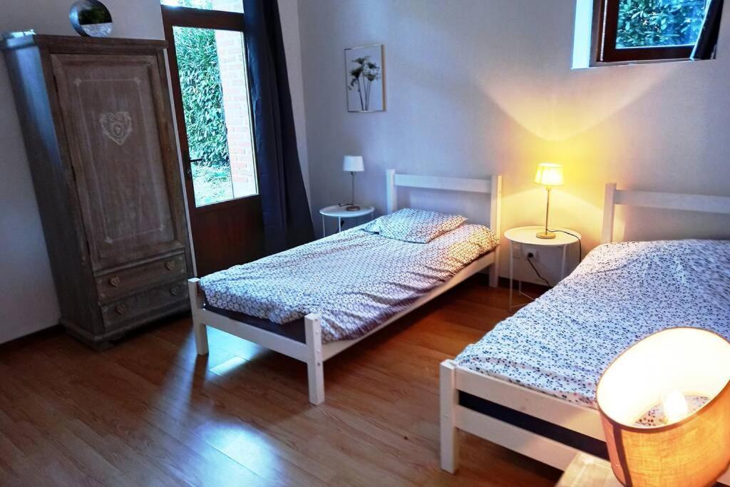 Suite Dans Le Jardin Du Chateau Agonges Dış mekan fotoğraf